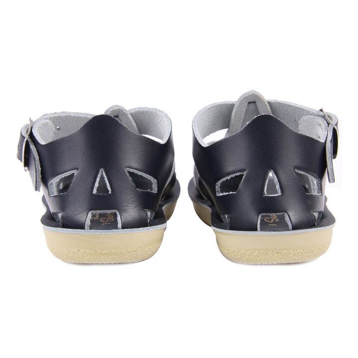 Shark Leather Waterproof Sandals | Navy blue- Product image n°4