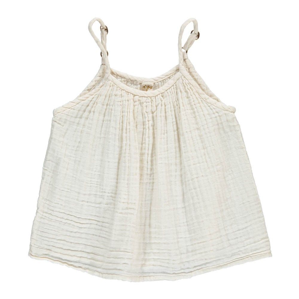 Numero 74 - Top Coton Bio Mia - Fille - Natural S000
