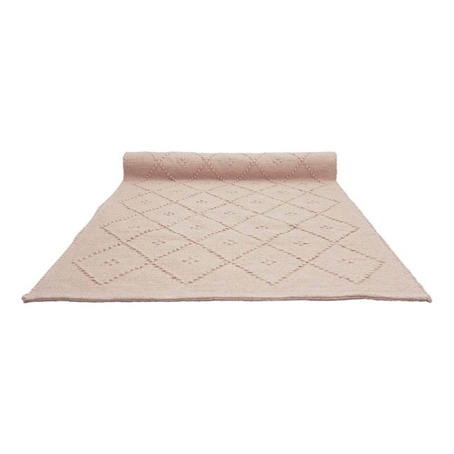 Tapis Diamond | Rose poudré