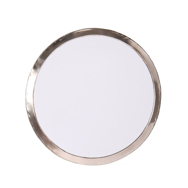 Specchio Rotondo in Argentone 