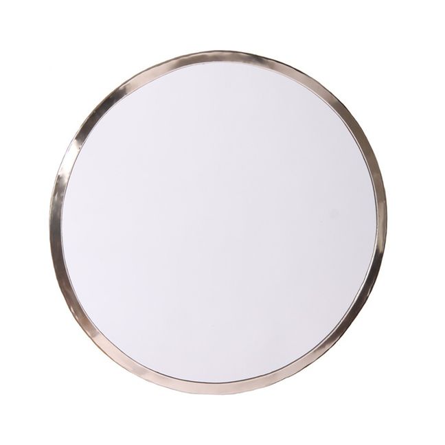 Miroir en maillechort rond