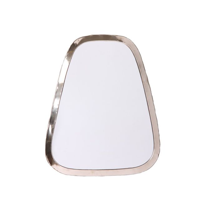 Miroir rectangle en maillechort - 40x30 cm