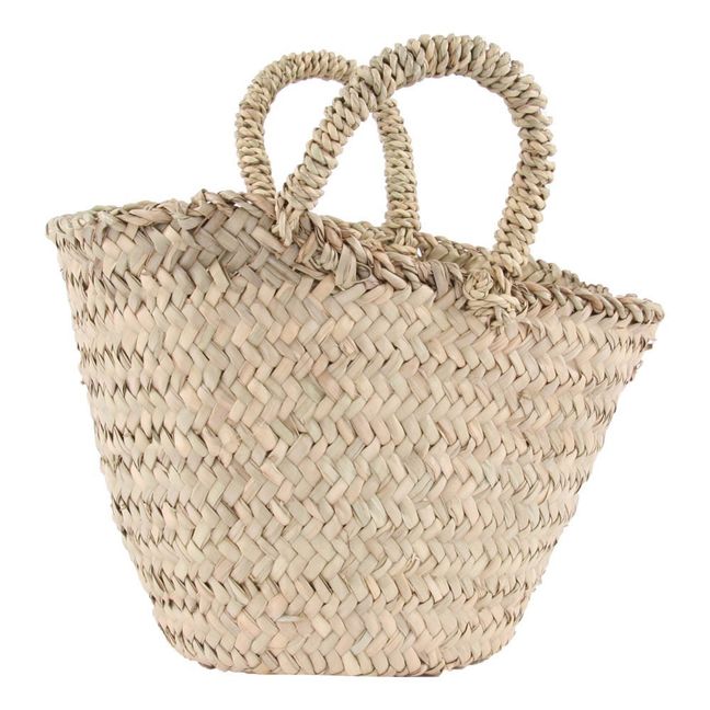 Cesta infantil en hoja de palmera