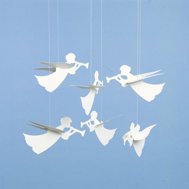 Mobile anges | Blanc