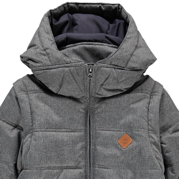 Gris Fashion Manga Gris extraíble Timberland Manga Teenager cARj35Lq4