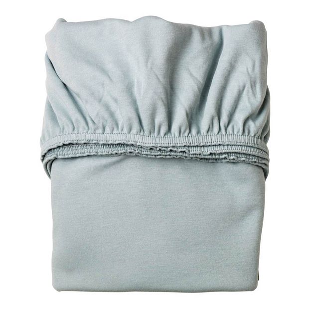 Fitted Sheets 60x120cm Set of 2 Pale blue Leander Design Baby