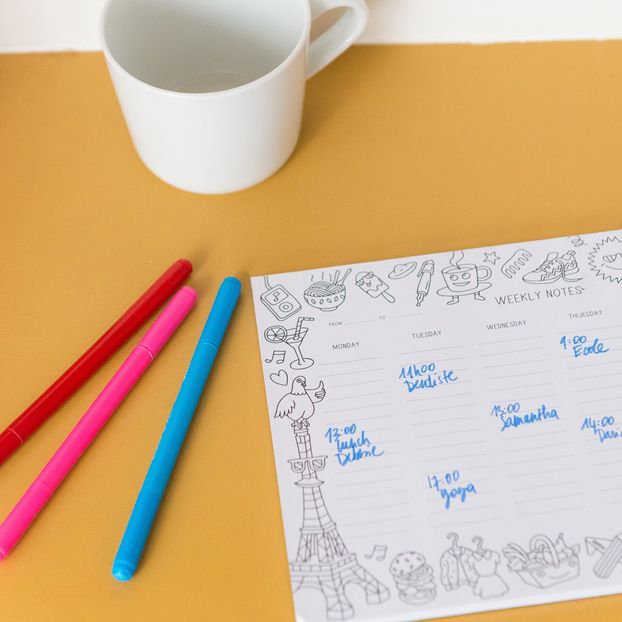 Ausmal-Wochensatz-product