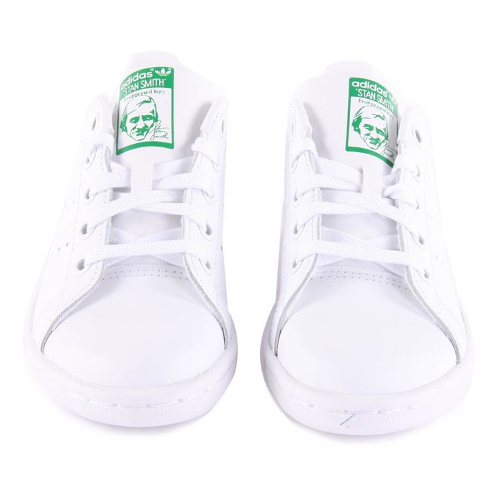 camuflaje para castigar Perseguir Adidas - Zapatillas Cuero Cordones Elásticos Stan Smith Verde - Verde |  Smallable