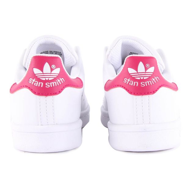 stan smith rose a lacet