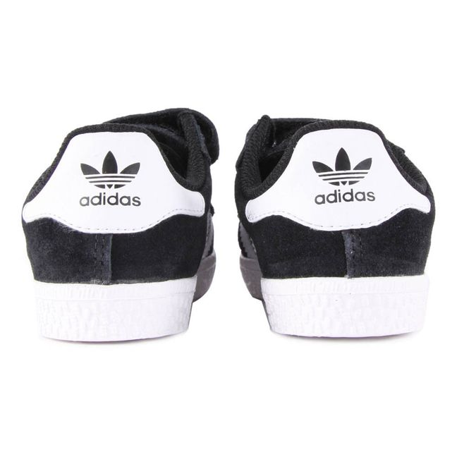 Turnschuhe aus Wildleder Klettverschluss Gazelle | Schwarz