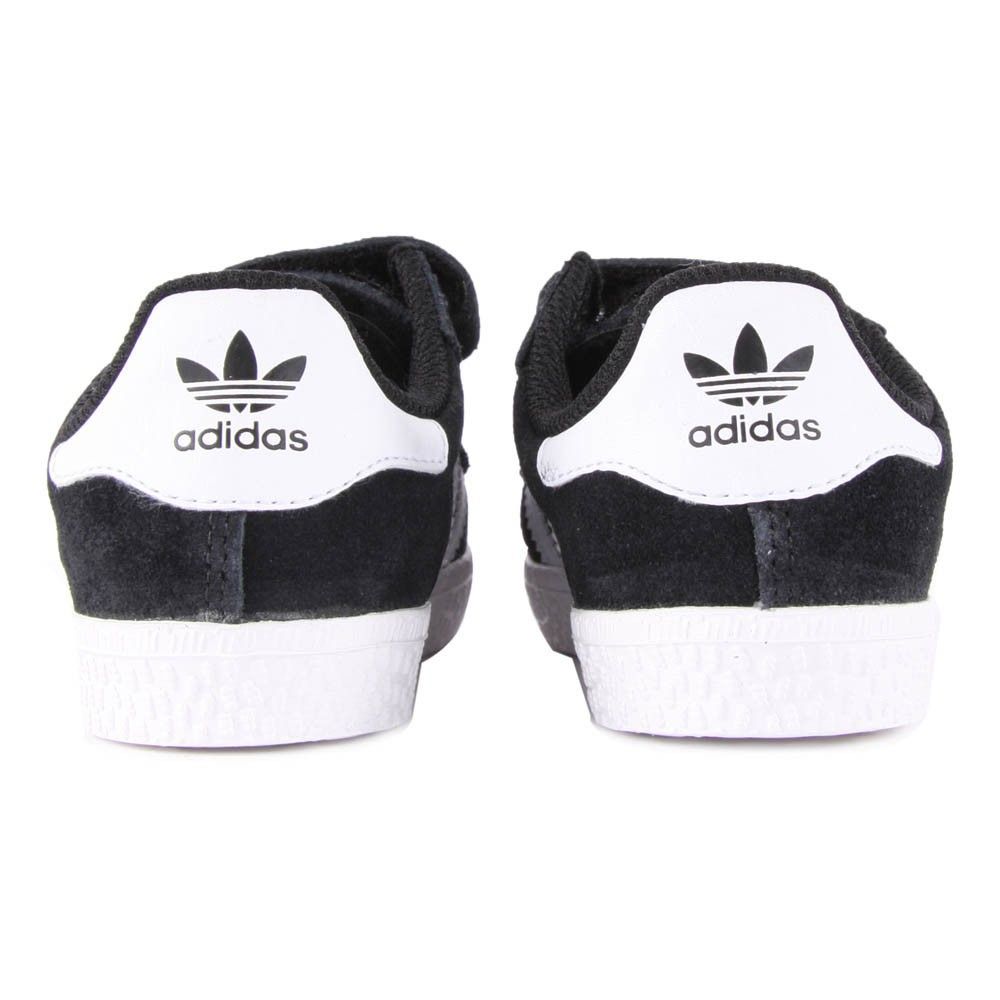 Suede Velcro Gazelle Trainers Black Adidas Shoes Baby , Children