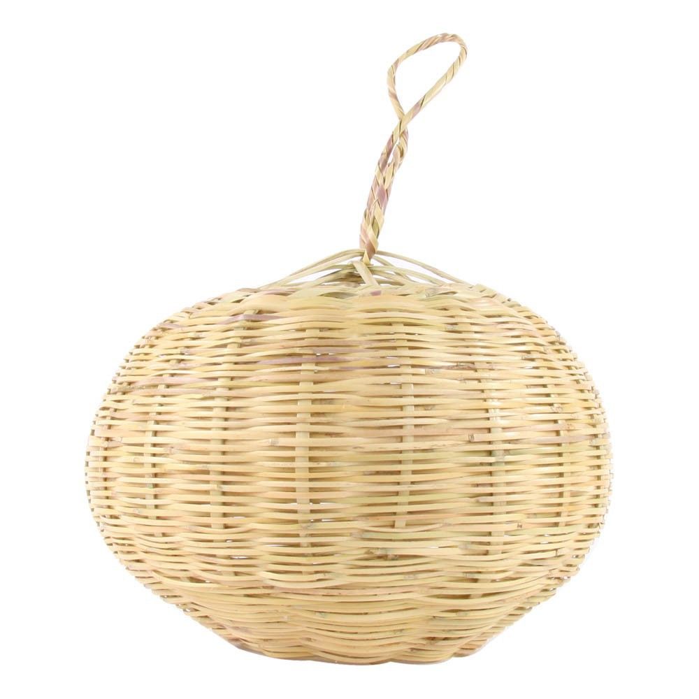 Cosydar - Suspension boule en osier 30 cm - Naturel