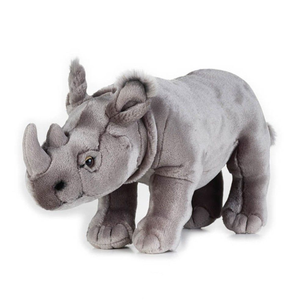 National Geographic - Peluche Rhinocéros 34 cm - Gris