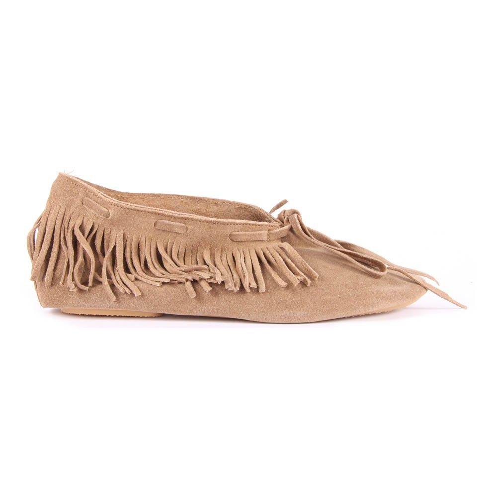 Basses Bottines Camel Suède Chaussure Anniel Adolescent Franges pOCqdrSO