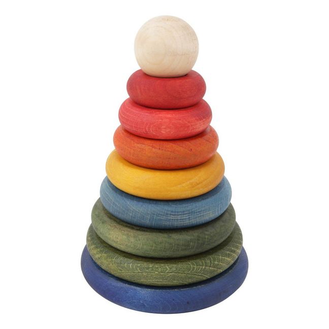 Juego de formas aplicables de madera rainbow