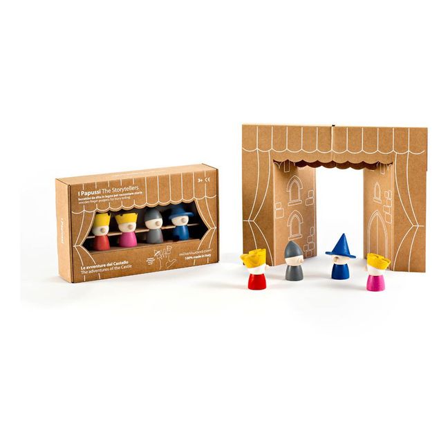 Theatre with Figurines Wooden Toy