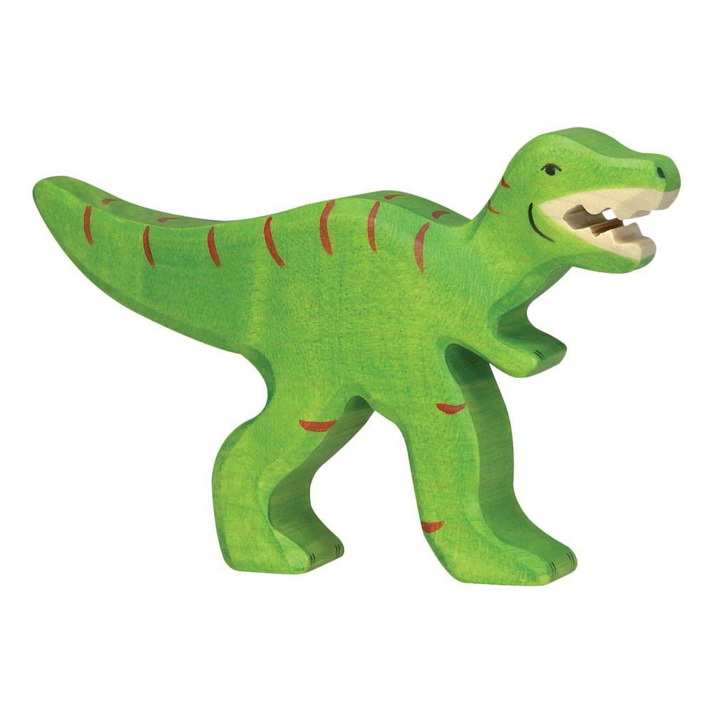 Holztiger - Figurine en bois tyrannosaure Rex - Vert