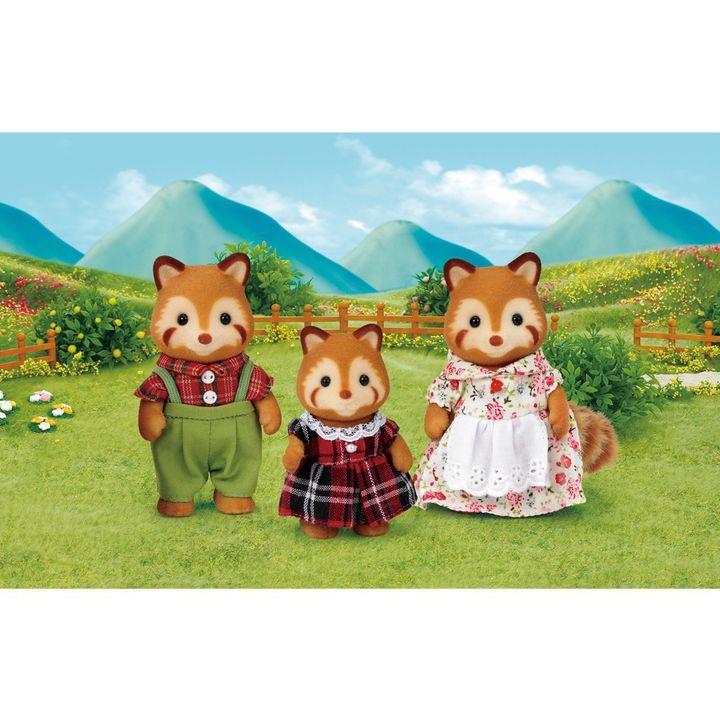 Robinson Red Panda Family - Sylvanian Families (Europe) 3152 / 4288