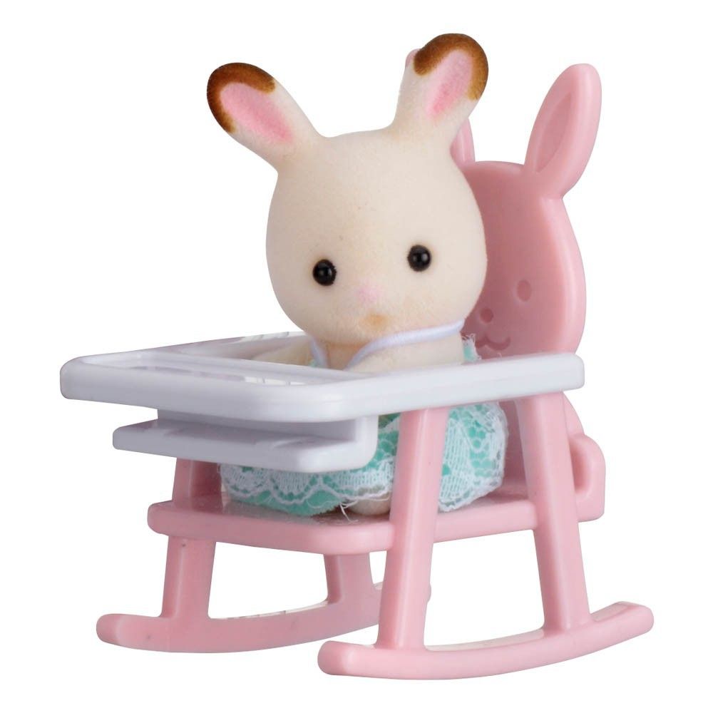 Sylvanian Families - Valigetta Neonato Coniglio e Sedia