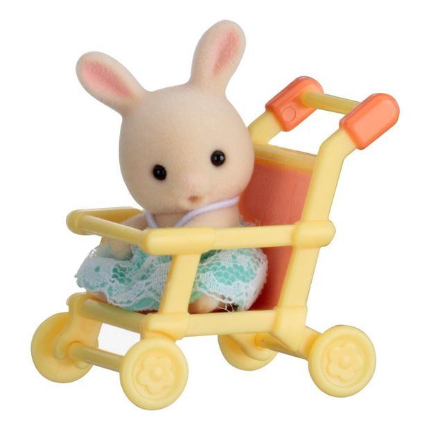 Valisette Bebe Lapin Et Poussette Sylvanian Jouet Et Loisir