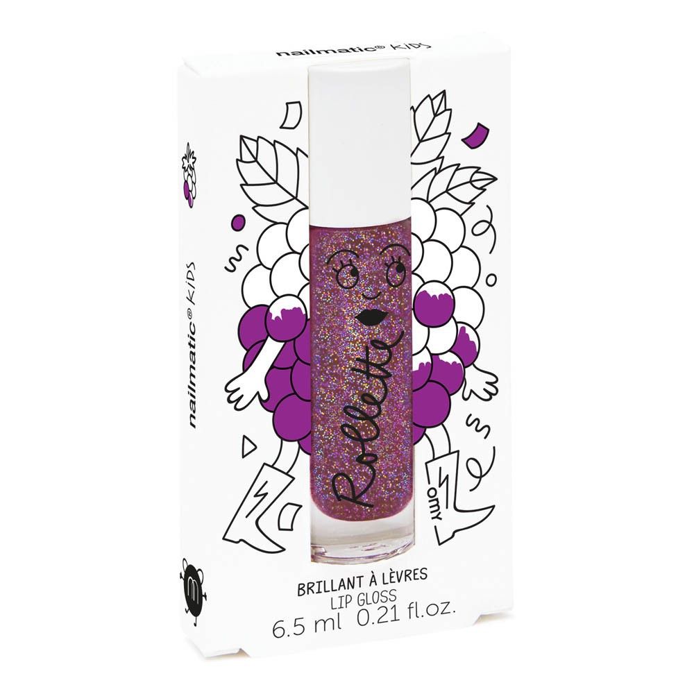 Nailmatic Kids - Rollette brillant à lèvres mûre - 6,5 ml - Violet