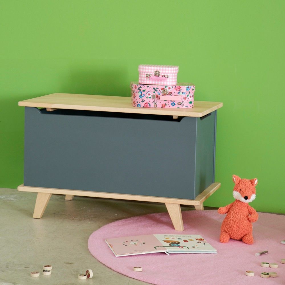 Coffre à jouets Le Coffre Blanc Laurette Design Enfant