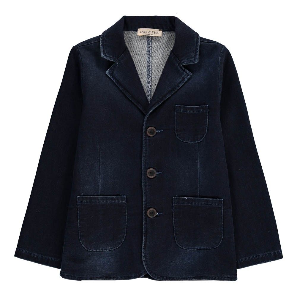 Babe & Tess - Veste Molleton - Garçon - Denim