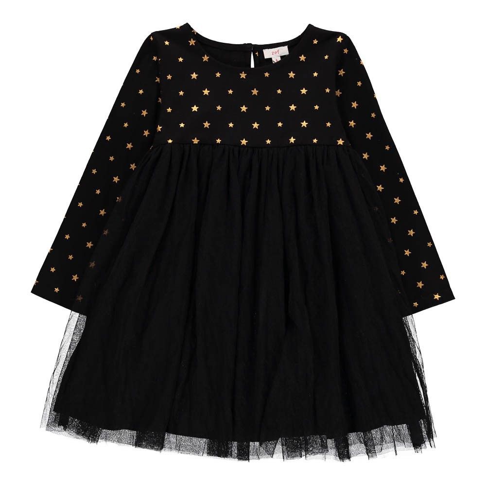 black tulle star dress