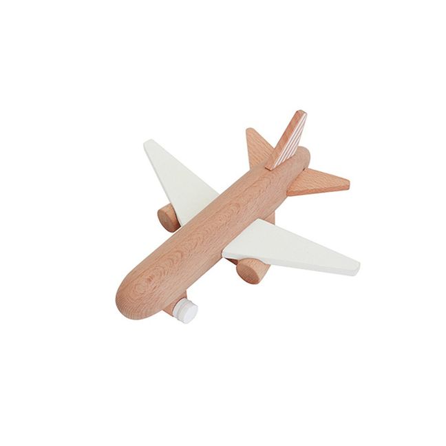 Wooden Aeroplane | White