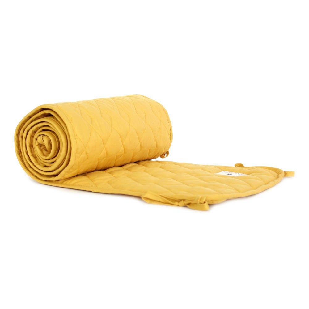 Nobodinoz - Tour de lit Alexandria - Jaune moutarde