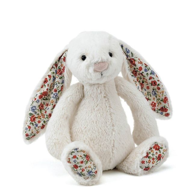 Liberty and Cream Blossom Bunny Soft Toy