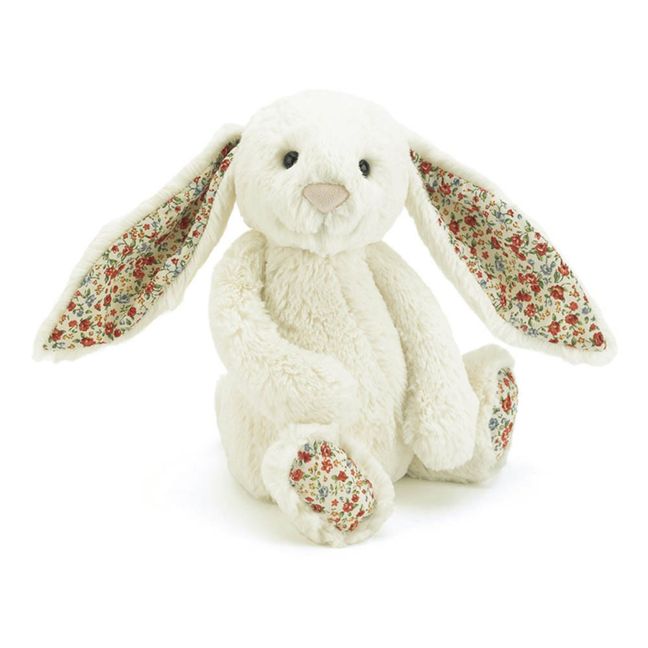 Liberty and Cream Blossom Bunny Soft Toy | Cream