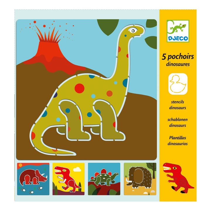 5 Dinosaur Stencils- Product image n°0