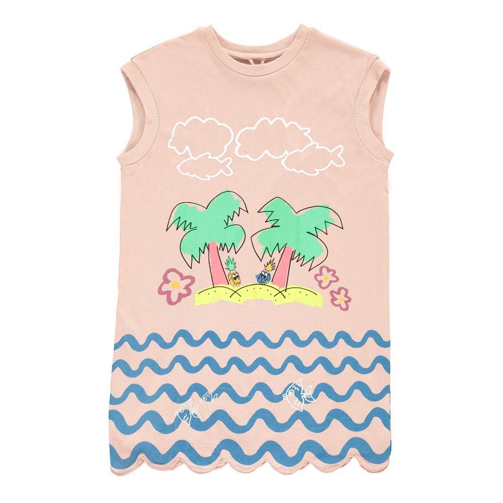 Joni Beach Dress Dusty Pink Stella McCartney Kids Fashion