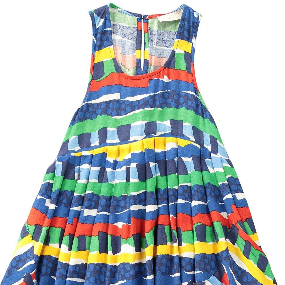 Poco Striped Dress Navy blue Stella McCartney Kids Fashion Teen