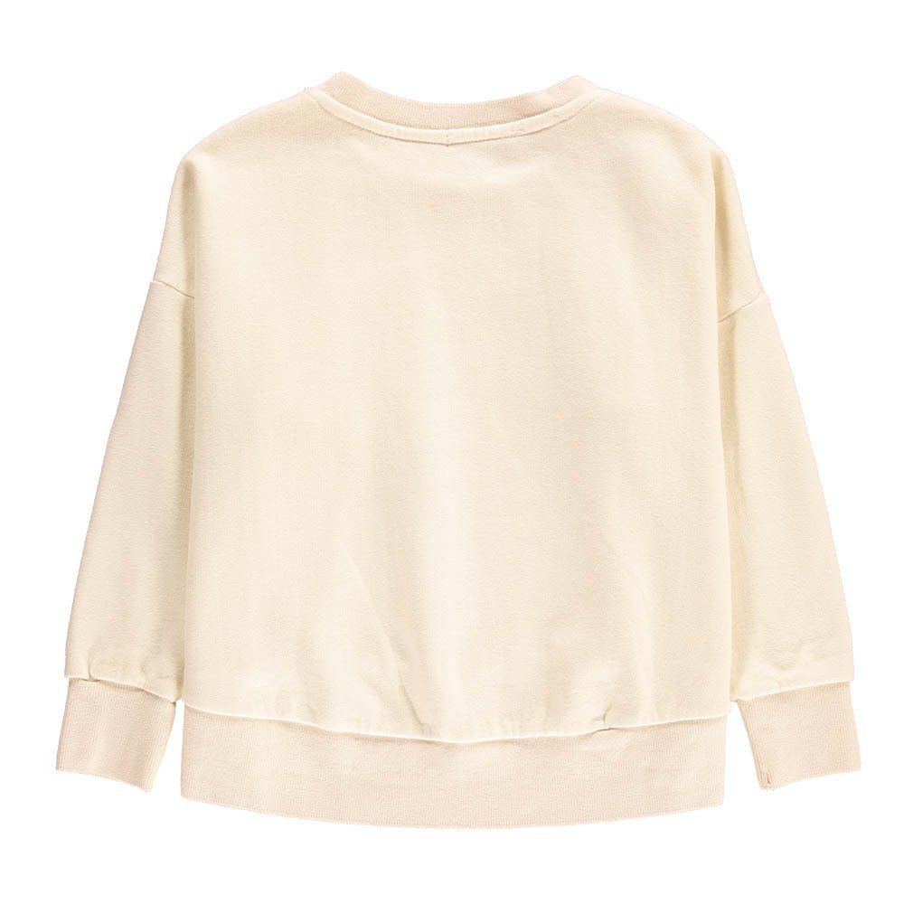 Organic Cotton Table Sweatshirt Ecru Bobo Choses Fashion Baby
