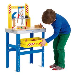 Vilac Große Werkbank Batibloc  Bunt-listing