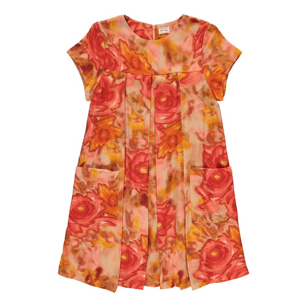 Morley - Robe Plissée Fleurs Evy - Fille - Rose