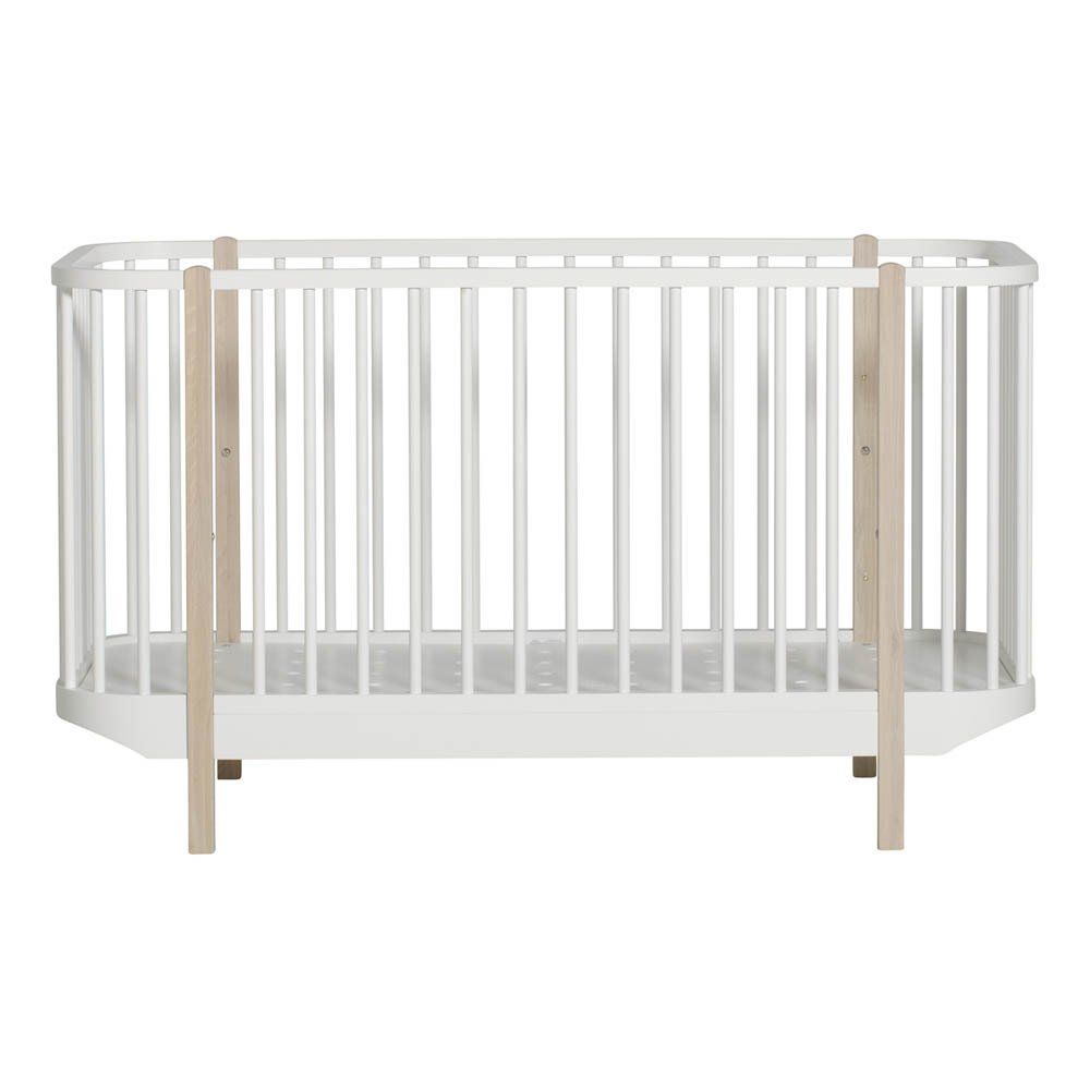 Oliver Furniture - Lit bébé évolutif Wood 70x140 cm en chêne - Naturel
