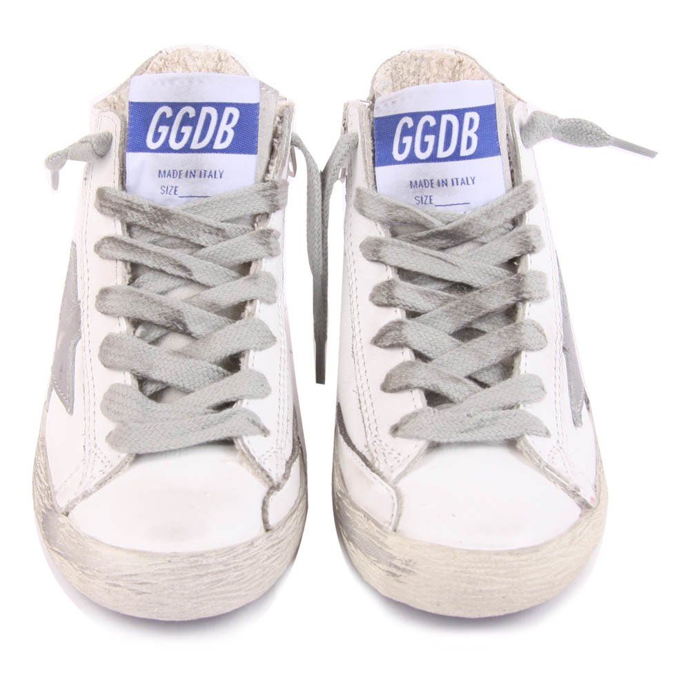 Francy Leather Trainers with Zip White Golden Goose Deluxe Brand