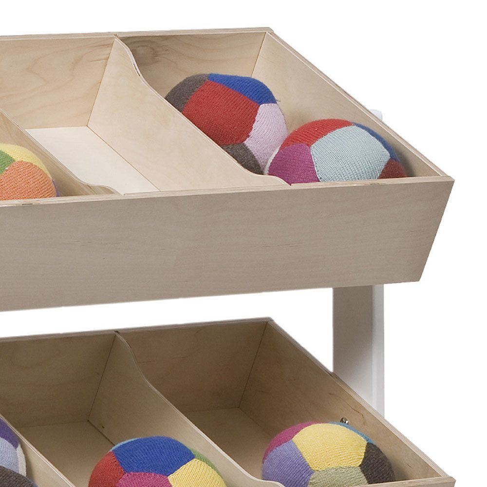 Mueble de almacenamiento abedul Natural Oeuf NYC Design Infantil
