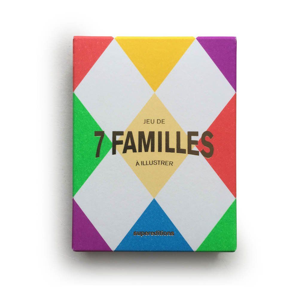 Supereditions - Jeu des 7 familles à illustrer - Multicolore