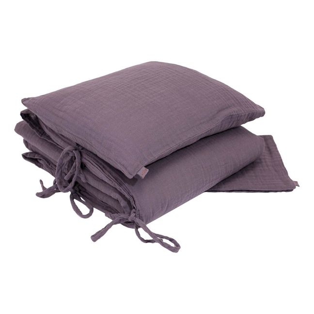 Bettbezug Mares aus Perkal-Baumwolle Navy garbo&friends Design