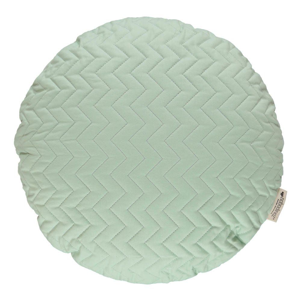 Nobodinoz - Coussin rond Sitges 45cm - Vert amande