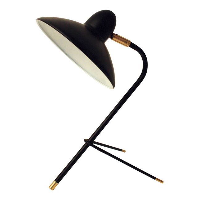 Lámpara de mesa en metal Arles Negro