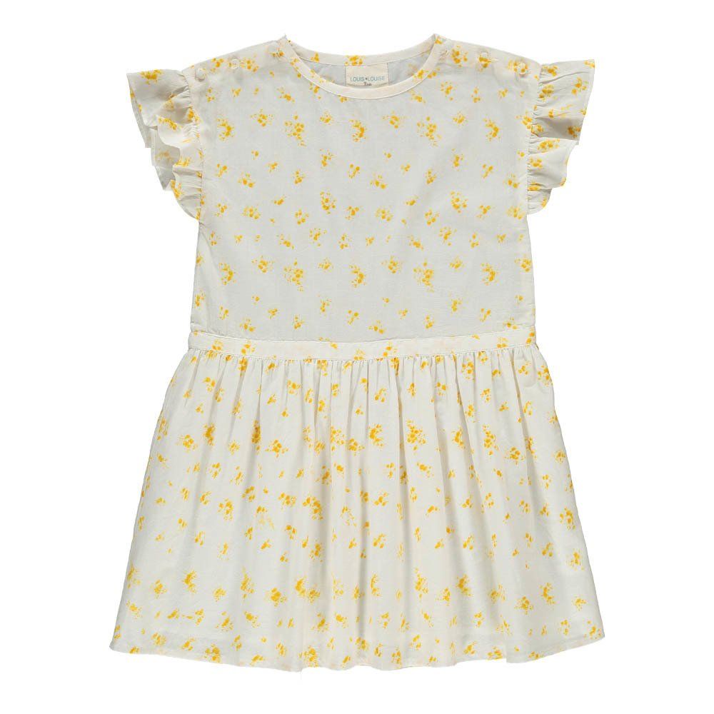 Louis Louise - Robe Fleurs Rosalie - Fille - Blanc