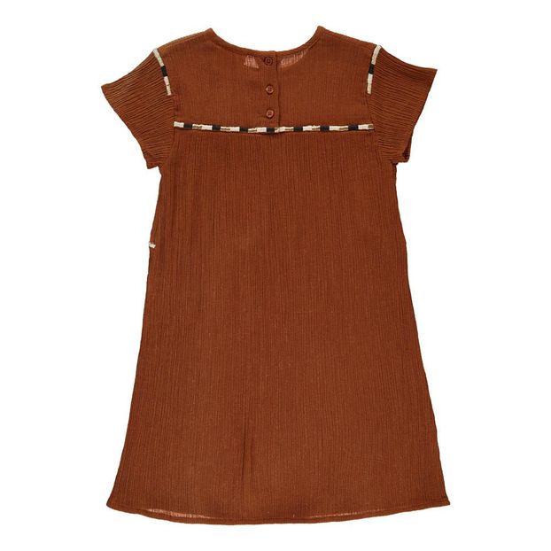 cotton crepe dress
