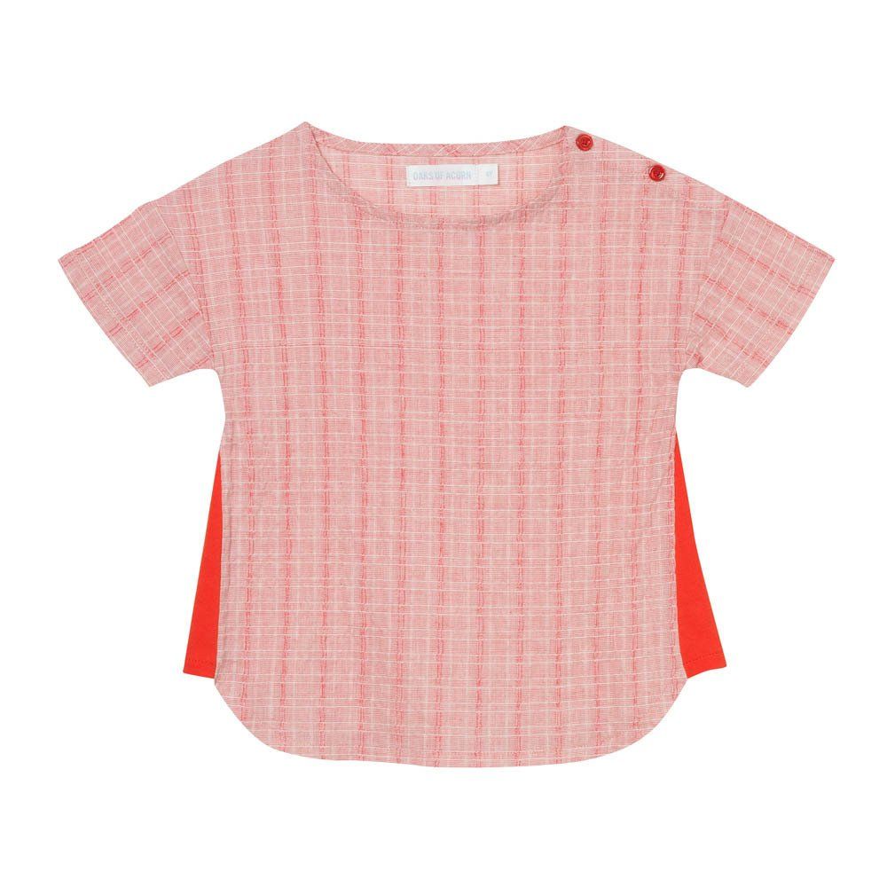 Oaks of acorn - Blouse Rayée Eastern - Fille - Rouge