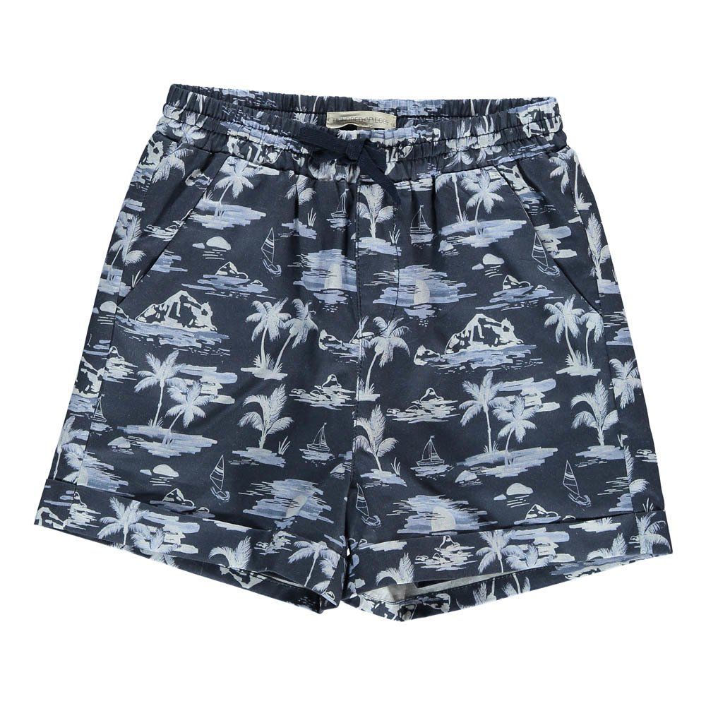 Hundred Pieces - Short Hawai - Fille - Bleu marine