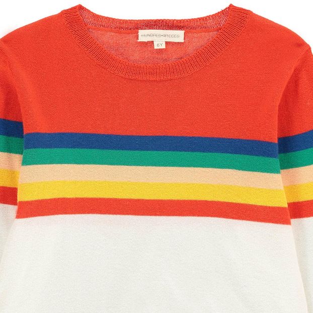 Rainbow Jumper Hundred Pieces Fashion Teen , Children